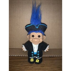 Vintage 5" Russ Troll Doll -  England/British Colonial Office
